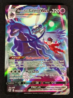 Pokemon Shadow Rider Calyrex V Max TG18/TG30 Ultra Rare Holo (NM) - Image 1