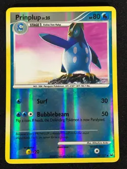 Pokemon Prinplup 59/127 Reverse Foil (LP) - Image 1