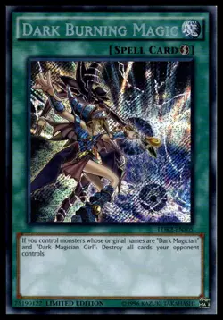 Dark Burning Magic LDK2-ENS05 Limited Edition Secret Rare YuGiOh NM - Image 1