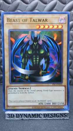 | Yugioh Beast of Talwar PSV-EN103 Ultra Pharaohs Servant 25Th NM/M 🔥 | - Image 1