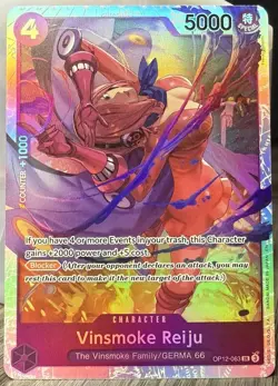 Vinsmoke Reiju OP12-063 SR Legacy of the Master - ONE PIECE Card Game ENGLISH - Image 1