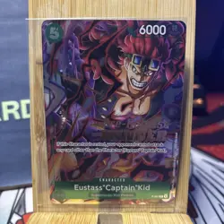 P-067 Eustass Kid Pre Release Winner Sealed One Piece TCG English Card - Image 2
