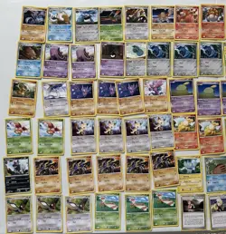 Pokemon TCG D&P Legends Awakened 2008 Regular Non-Holo Lot X90 Cards - Image 2