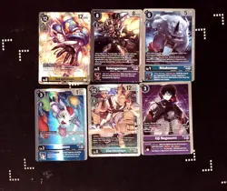 Large lot of Digimon collectible game Trading Cards 64 Cards SEE PIC #MG10917 - Image 4