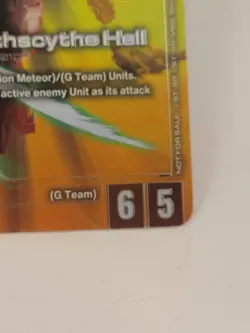 Gundam TCG Gundam Deathscythe Hell Store Tournament Winner Card - Image 5