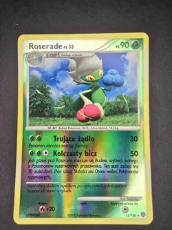 Roserade 13/130 Reverse Holo Diamond & Pearl Pokemon Card Polish Mint - Image 2
