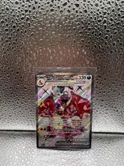 Pokemon Card Charizard EX SVP 074 Scarlet & Violet Black Star Promo Full Art NM - Image 1