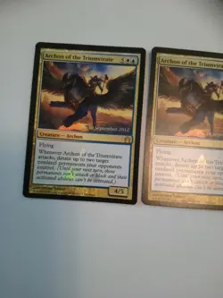 Magic the gathering Card. Archon of the triumvirate x2. foils promo - Image 3