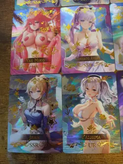 Genshin Impact Waifu 9 Card Lot - Beautiful Goddess Story Cards Mona Yelan Jean - Image 4