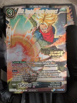 SS2 Trunks Heroic Prospect JUDGE STAMP Foil Dragon Ball Super Masters Card Game - Image 3