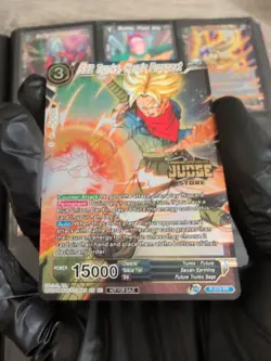 SS2 Trunks Heroic Prospect JUDGE STAMP Foil Dragon Ball Super Masters Card Game - Image 4