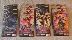 Gundam Card Game Steel Requiem GD03 Lot Of 12 Sleeved Booster Packs English Nee - Image 1