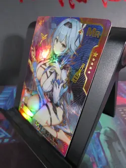 Eula Genshin Impact MR Holo Foil Card Rare Goddess Story Doujin CCG NM Waifu - Image 2
