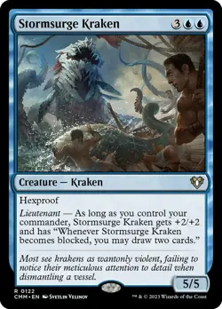 Stormsurge Kraken - Commander Masters #0122 MTG Magic The Gathering - Image 1
