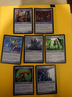 Green x7 Fifth Dawn. FOIL. MTG Card inc Ouphe Vandals, Dawn's refection,tyrranax - Image 1