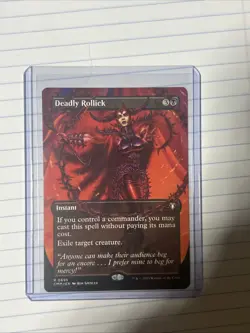Deadly Rollick (Borderless) Commander Masters Regular MTG NM - Image 1