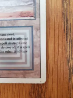 Magic The Gathering UNDERGROUND SEA REVISED (1994) READ AND SEE PHOTOS - Image 5