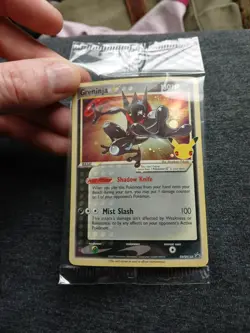 Pokemon Greninja Gold Star SWSH144 (Sealed) Celebrations Black Star Promo - Image 2