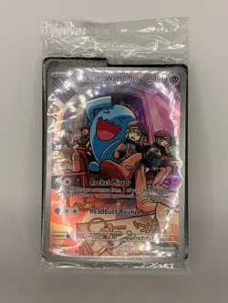 Pokemon Team Rocket’s Wobbuffet 203 SEALED Scarlet & Violet Promo NM English - Image 1