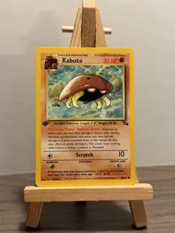 Pokemon TCG 1st Edition Kabuto 50/62 Fossil set Card WOTC - Image 1