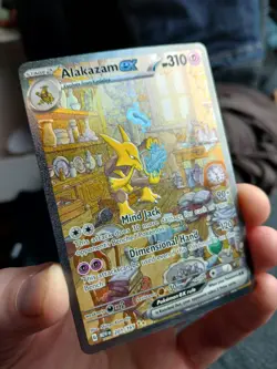 Pokemon Alakazam ex 201/165 Scarlet & Violet 151 Special Illustration Rare NM - Image 3