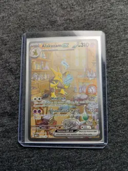 Pokemon Alakazam ex 201/165 Scarlet & Violet 151 Special Illustration Rare NM - Image 4