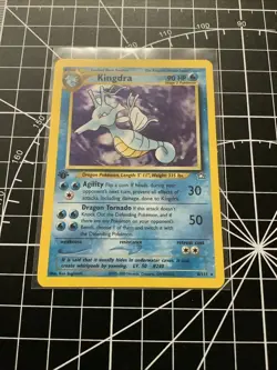 2000 POKEMON NEO GENESIS 1ST ED #8 KINGDRA-HOLO NM - Image 1