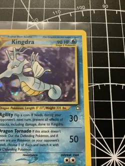 2000 POKEMON NEO GENESIS 1ST ED #8 KINGDRA-HOLO NM - Image 4