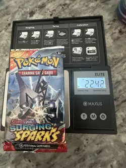 22.42g! HEAVY - Pokemon TCG Surging Sparks Booster Pack Sealed- Possible GODU - Image 1