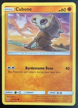 Pokemon Cubone 57/131 Forbidden Light Common NM - Image 1