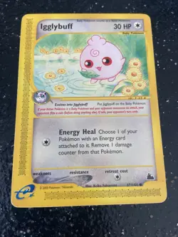 Pokemon TCG - Igglybuff - 67/144 - Skyridge - Image 1