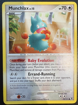 Pokemon TCG Munchlax Rising Rivals 70/111 Regular LP - Image 1