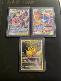 Pokemon TCG Tag Team And Pika Bundle All Stunning Condition - Image 2