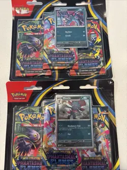 Pokemon Phantasmal Flames ME02 3-Pack Blister Set of 2! Brand New - Image 1