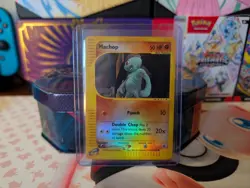Pokemon TCG Reverse Holo Machop Expedition 117/165 - Image 1