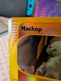 Pokemon TCG Reverse Holo Machop Expedition 117/165 - Image 2