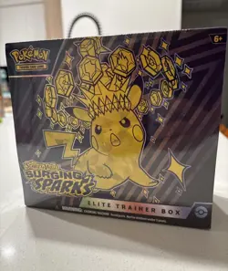 Pokemon TCG Scarlet & Violet Surging Sparks Elite Trainer Box - ETB New & Sealed - Image 1