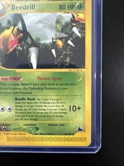 Pokemon Skyridge Beedrill 5/144 Non-Holo Rare NM Near Mint - Image 4