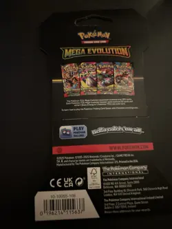 (VERY HEAVY) 33.14g Pokemon TCG Mega Evolution Sleeved Booster Pack (SEALED)✅ - Image 3