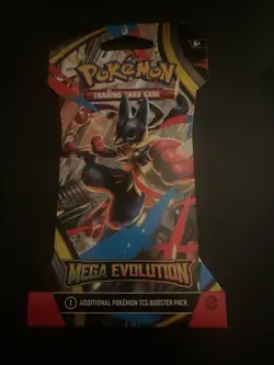 (VERY HEAVY) 33.13g Pokemon TCG Mega Evolution Sleeved Booster Pack (SEALED)✅ - Image 2
