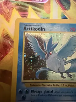 2000 Pokemon FRENCH Unlimited Fossil Artikodin-Articuno Holo 2/62 Light Play - Image 3