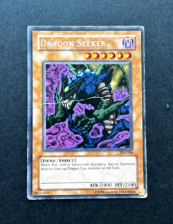 Yugioh! Dragon Seeker - TP4-006 - Rare (Damaged) 1996 - Image 1
