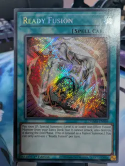 YuGiOh! Ready Fusion DAMA-EN066 Secret Rare 1st Ed - Image 1