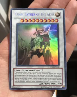 Odin, Father of the Aesir STOR-EN040 Ghost Rare Unlimited LP Storm of Ragnarok - Image 1