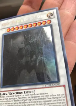 Odin, Father of the Aesir STOR-EN040 Ghost Rare Unlimited LP Storm of Ragnarok - Image 3