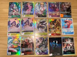 One Piece Card Lot 15 Cards English Near Mint Condition - Image 1