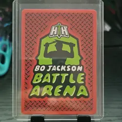 Bo Jackson Battle Arena LEBOSS First Edition Glow GLBF-271 140 Attack Card - Image 2