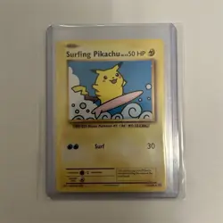 Pokemon Surfing Pikachu Evolutions Secret Rare 111/108 50 HP Regular Card - Image 1