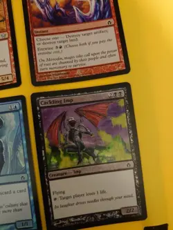 Fifth Dawn FOIL x6 MTG Card inc thought courier,rain of rust,cackling imp - Image 2