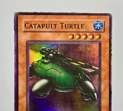 Catapult Turtle MRD-075 (MP) Unlimited Super Rare 1996 Yu-Gi-Oh! Card - Image 3